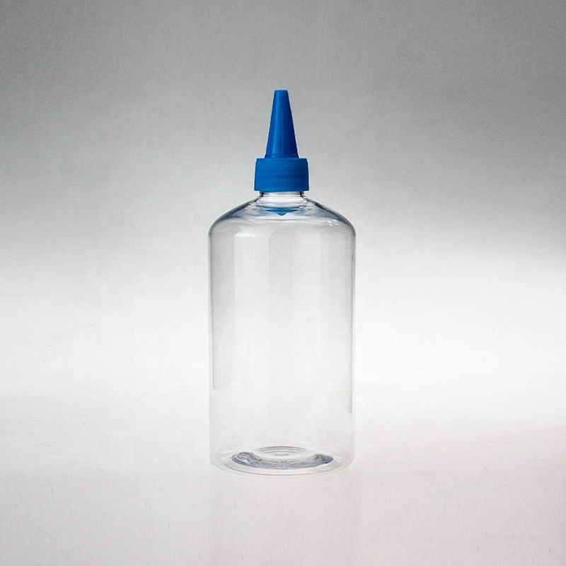 500ml Empty pet plastic bottle hand sanitizer bottle transparent pump bottle for gel