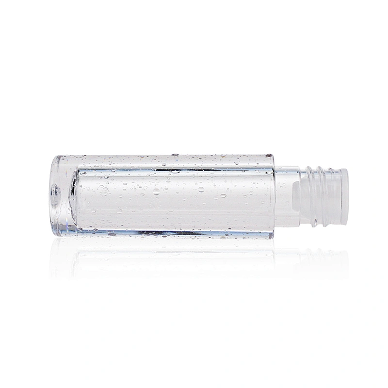 C080 Customize Make Your Own Logo Plastic Lip Gloss Tube Container 4.9ml with Applicator