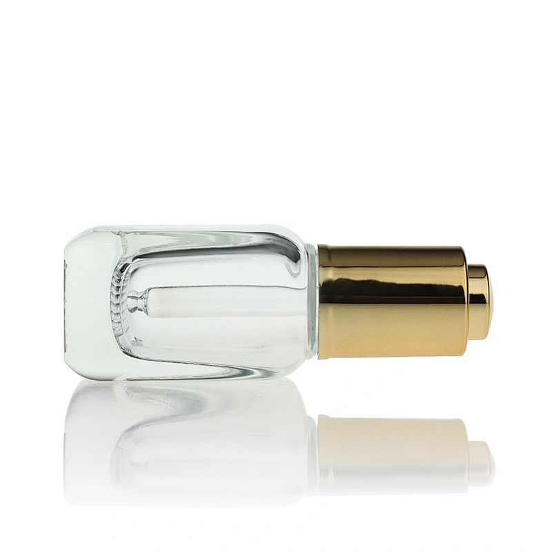 30ml glass dropper bottles square shape empty 2oz bottle face serum water based makeup essentials oil wholesale