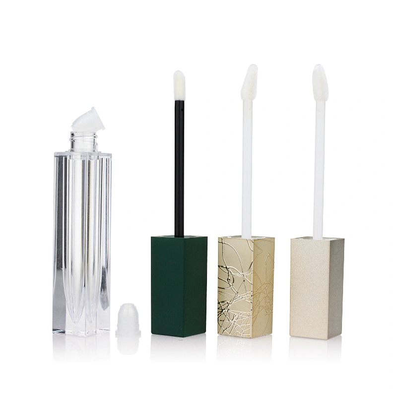 Luxury PETG Lip Gloss Tube Skincare Packaging Cosmetic Container with Wands