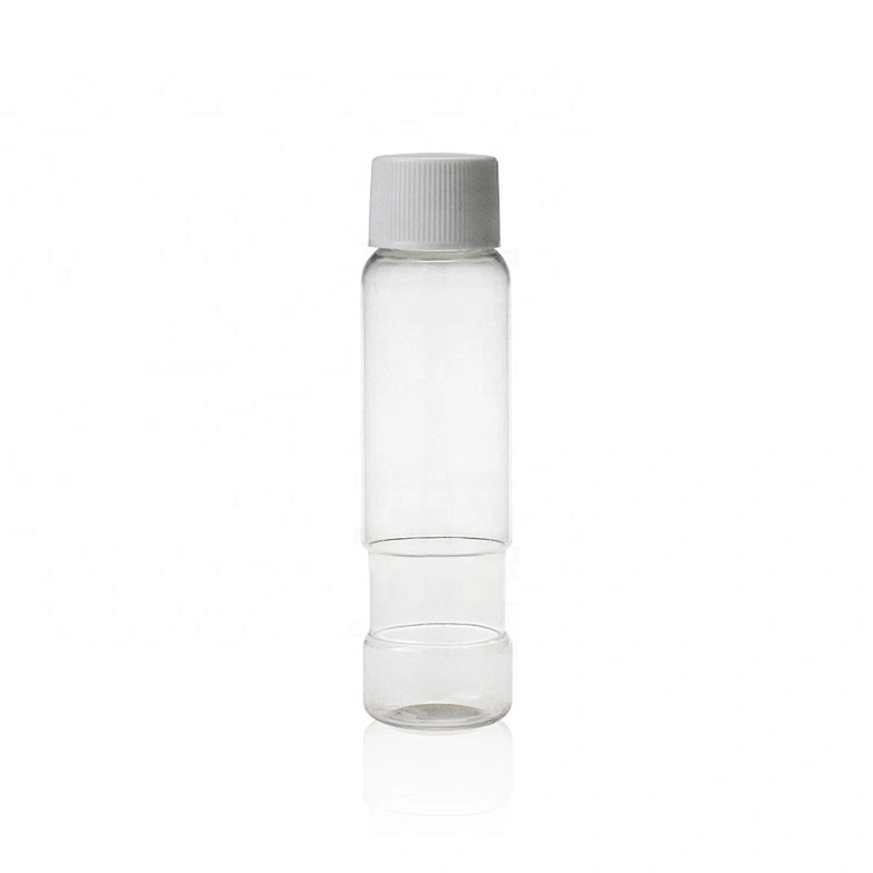 New Shape 40ml Empty pet plastic bottle hand sanitizer bottle transparent pump bottle