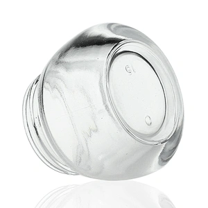Clear Glass jar with Mushroom cap  15g 30g 50g  Face Cream Jars Container Manufacturers Cosmetic Packaging Set for Skin Care Jar