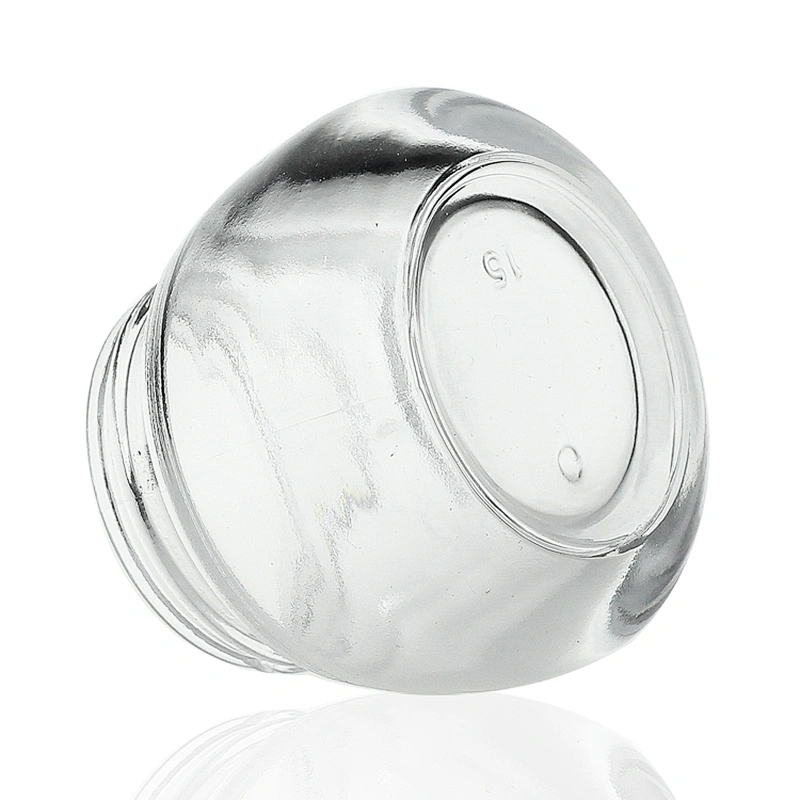Clear Glass jar with Mushroom cap  15g 30g 50g  Face Cream Jars Container Manufacturers Cosmetic Packaging Set for Skin Care Jar