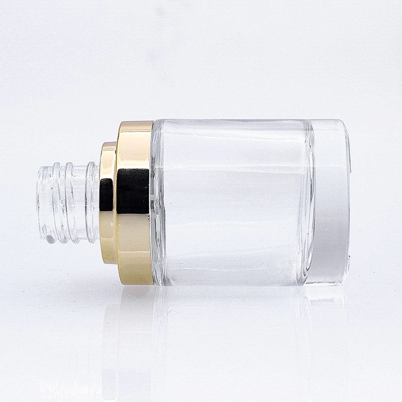 Hot Sale Luxury Cosmetic Serum Oil Container 20ml Transparent Empty Dropper Bottle Supplier
