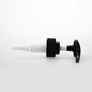 33/410 Custom - made plastic material bottle usage comes with a lock lotion dispenser  pump