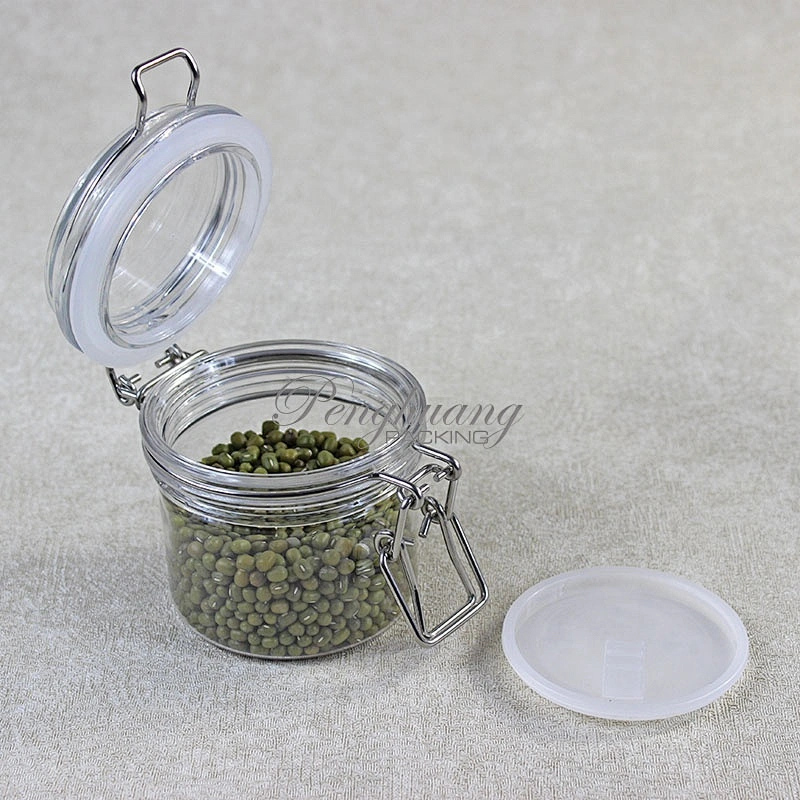 150ml  large round pet plastic jar containers for cosmetic products food/jam/candy/honey/tea/seasoning/spice