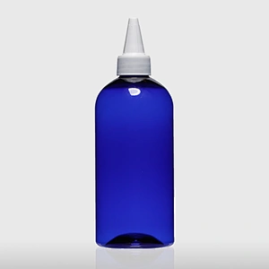 500ml Biodegradable Blue Empty Plastic PET Lotion Bottle Packing