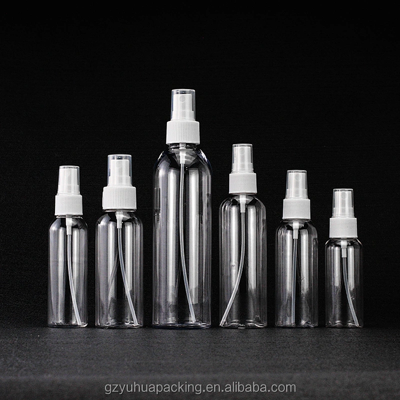 60ml 80ml 300ml plastic empty bottle 250ml clear plastic bottle empty hand sanitizer bottle with flip top cap disinfectant spray