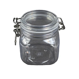 700ml 23-24oz  Can Food Pet  Candle Easy Open Lid Dog Beverage Candy Plastic Canning Jar for Food Jam