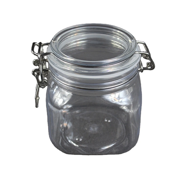 700ml 23-24oz  Can Food Pet  Candle Easy Open Lid Dog Beverage Candy Plastic Canning Jar for Food Jam