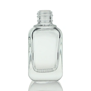 Best Selling 50ml Transparent  Cosmetic Empty Round Shape Serum lotion  Glass Bottle with Wholesale Price