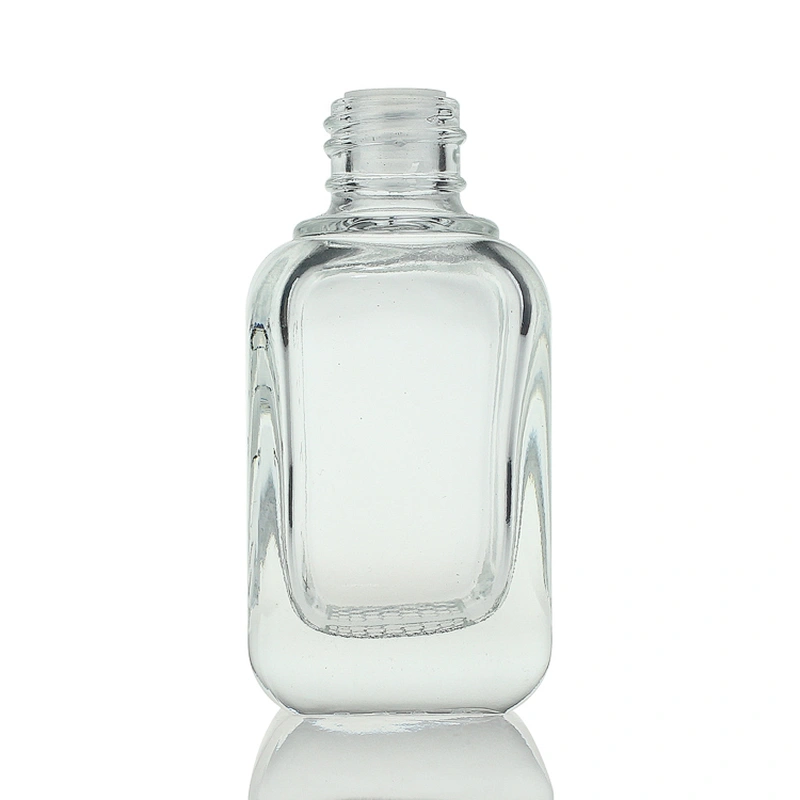 Best Selling 50ml Transparent  Cosmetic Empty Round Shape Serum lotion  Glass Bottle with Wholesale Price