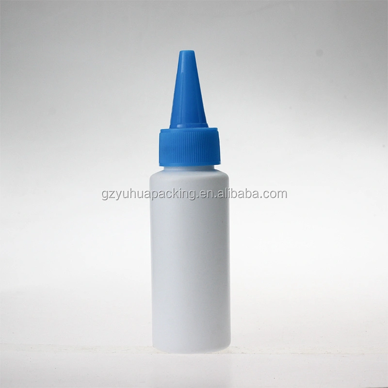 60ml  Empty PE bottle with  Flip Top Cap Sprayer Bottle Packaging