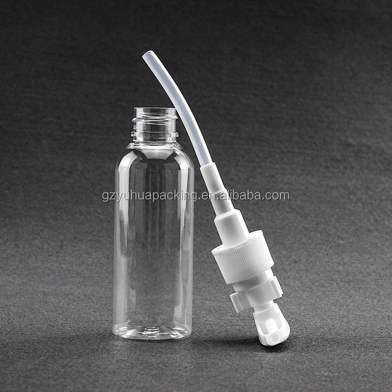 60ml 2oz Wholesale Empet Clear PET bottle with lotion pump