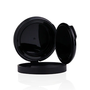 Air Cushion Box high quality compact foundation case empty round pressed pink compact powder case with mirror