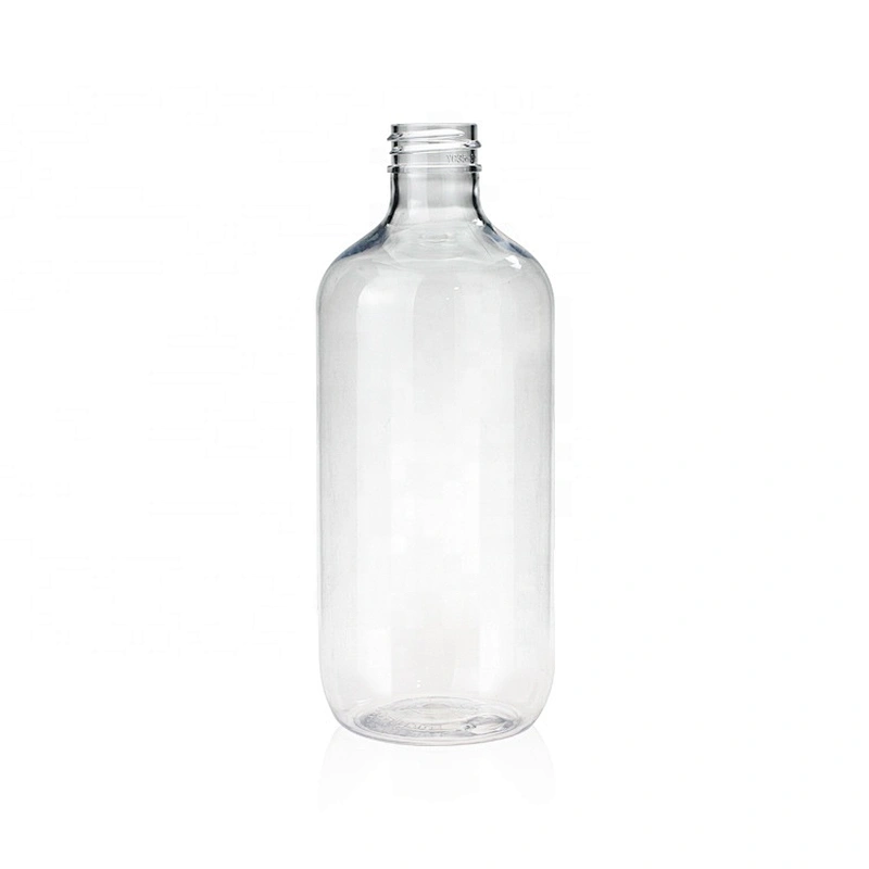 16 OZ / 480ml  good quality transparent empty pet plastic bottle hand sanitizer  pump bottle