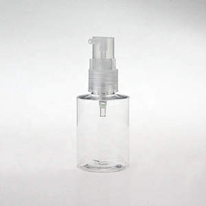 60ml Empty Clear Plastic PET Pump Sprayer Bottle Lotion Pump Flip top cap  Manufacturers