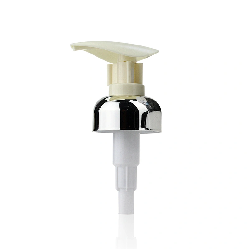 28/410 white cosmetic packaging cream lotion pump treatment pump aluminum lotion pump
