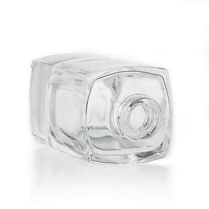 30ml clear empty square bottle serum Foundation liquid Glass Bottle skincare cosmetic  packaging