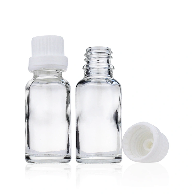 wholesale clear Glass Dropper Bottles-Essential Oil Perfume Makeup Cosmetic Eye Liquid Storage Containers With Glass Pipette