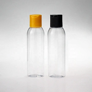 Factory wholesale130ml empty pet plastic  bottle with pump/ sprayer/ flip top cap