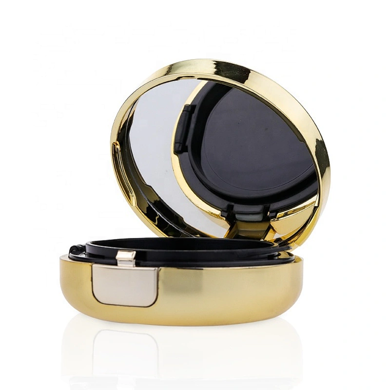 All Hours Cushion Compact Foundation Case Empty Round Pressed Compact Powder Case with Mirror