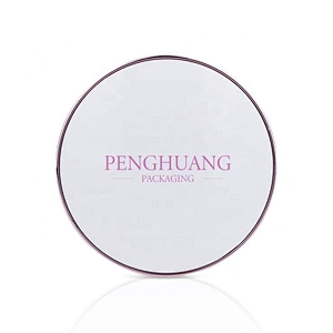 Air Cushion Box Empty Round Pressed Makeup Compact  Powder Case with Mirror