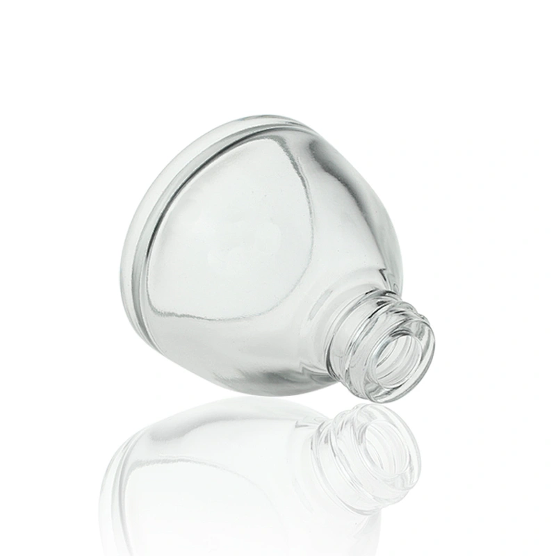 Hot Selling and Wholesale Price  Unique Shape Skin Care Serum Oil Use 15ml Clear Glass Dropper Bottle In Stock