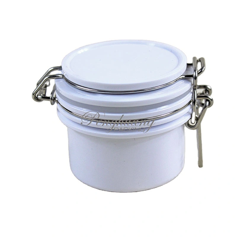50ml round shape airtight container kilner Jar with clasp lock lid wire bail jar for  cosmetic skin care /canned food