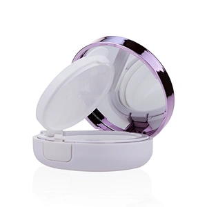 Air Cushion Box Empty Round Pressed Makeup Compact Powder Case with Mirror