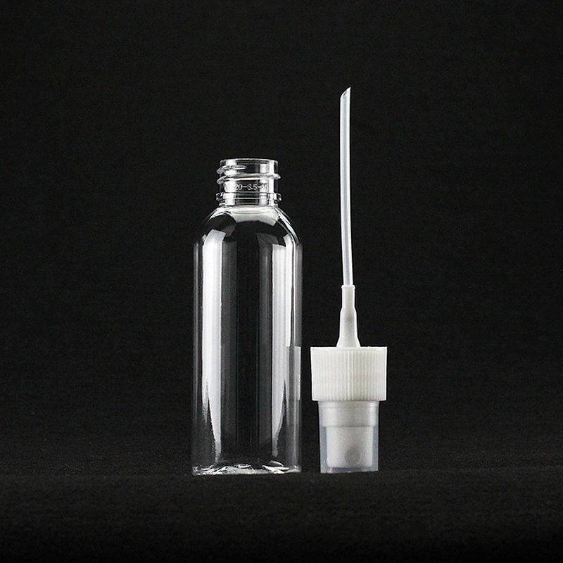 60ml empty plastic bottles for liquid on sale pump sanitizer pet plastic squeeze bottles clear hand spray bottle