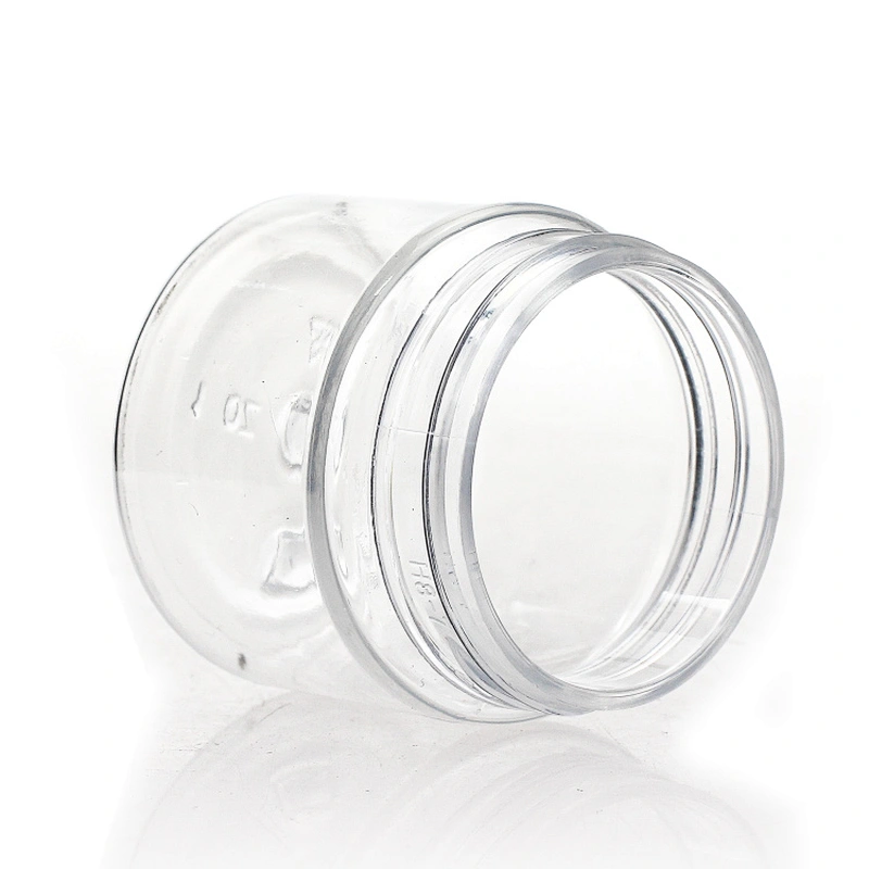 Wholesale Clear Makeup Packaging Container Plastic PET Cosmetic Cream Jars
