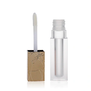Square  Shape AS Lip Gloss Tube Skincare Packaging Cosmetic Container with Wands