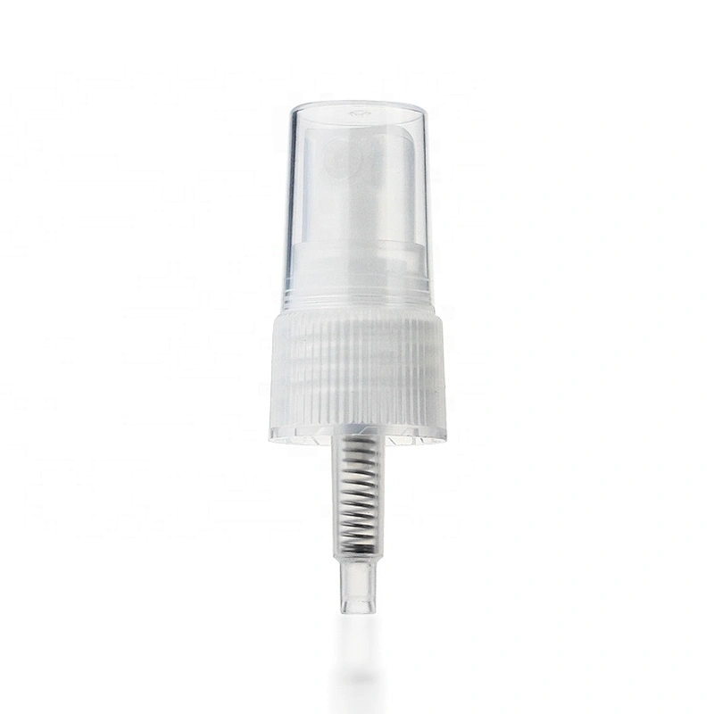 Reliable manufacturers full cover cap plastic cosmetic 20/410 mist perfume crimp sprayer pump