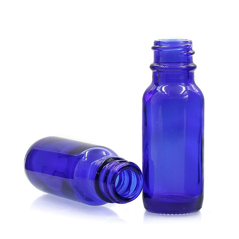 Boston Glass Bottles Massage Oil Glass Dropper Bottle 15ml Blue Body