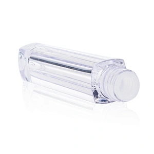 Private Label Empty Plastic Cosmetic Packaging Lip Gloss Tube 3.9ml Containers with Wands