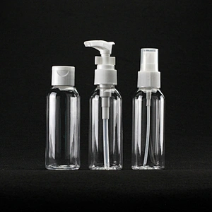 60ml empty plastic bottles for liquid on sale pump sanitizer pet plastic squeeze bottles clear hand spray bottle