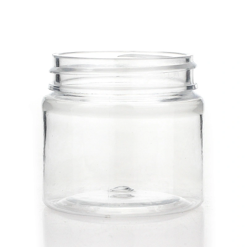 Wholesale Clear Makeup Packaging Container Plastic PET Cosmetic Cream Jars