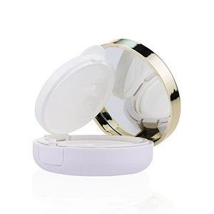 Air Cushion Box Empty Round Pressed Makeup Compact Powder Case with Mirror