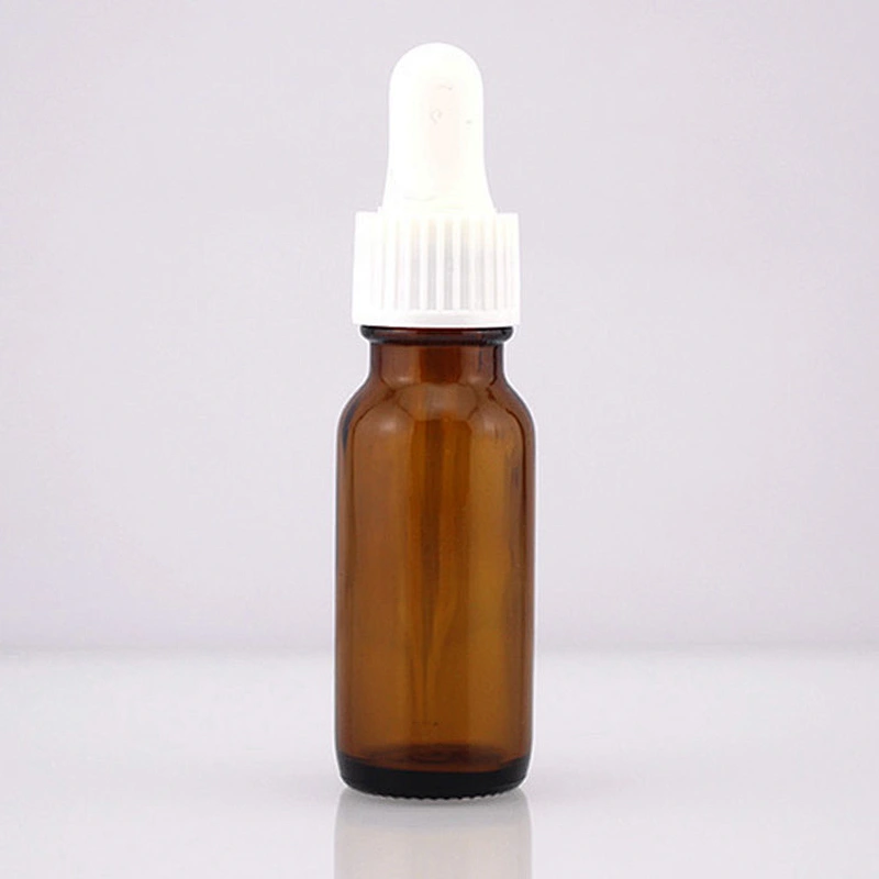 Boston Glass Bottles Massage Oil Glass Dropper Bottle 15ml Amber Body