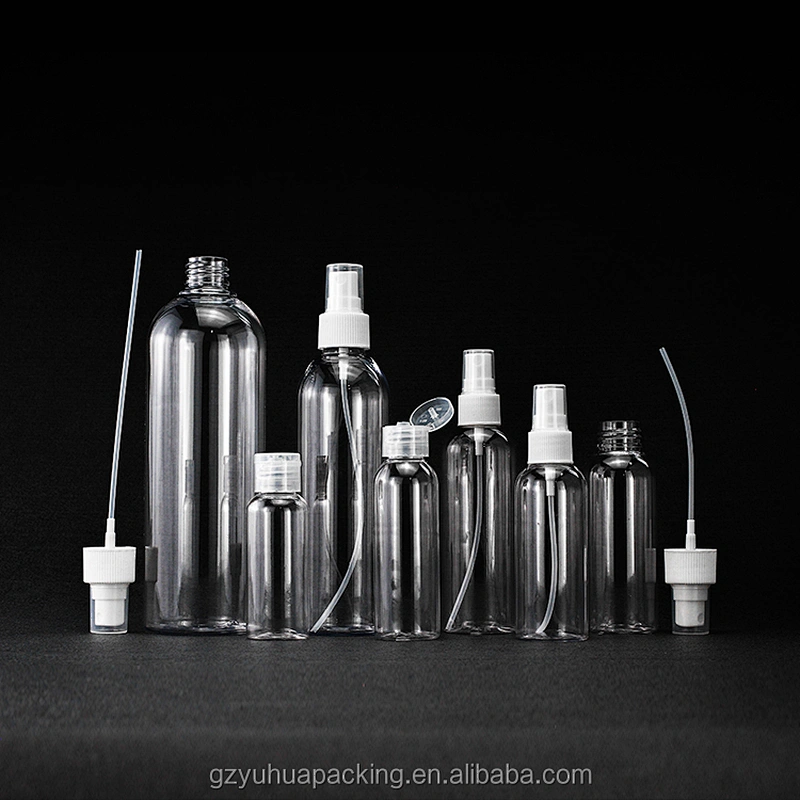 60ml 80ml 100ml 300ml Recycling Empty Plastic spray bottle sanitizer bottle plastic pet bottle manufacturer