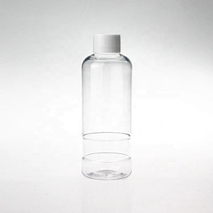 Special Shape Transparent 240ml Empty Plastic spray bottle  sanitizer bottle with dip pump