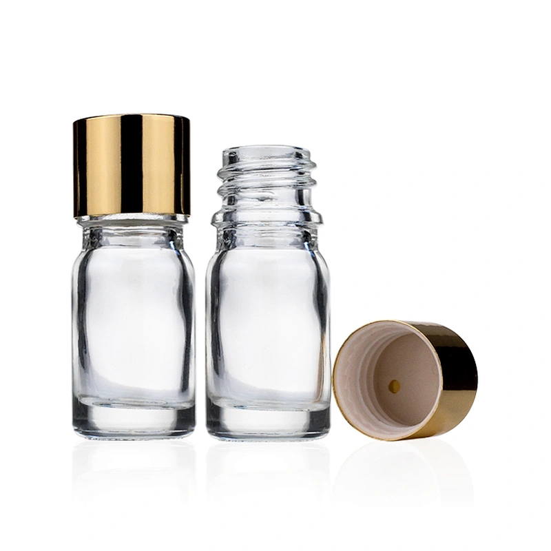 5ml Essential oil Transparent Bottle  with glass  dropper  Manufacturers Hot Sale