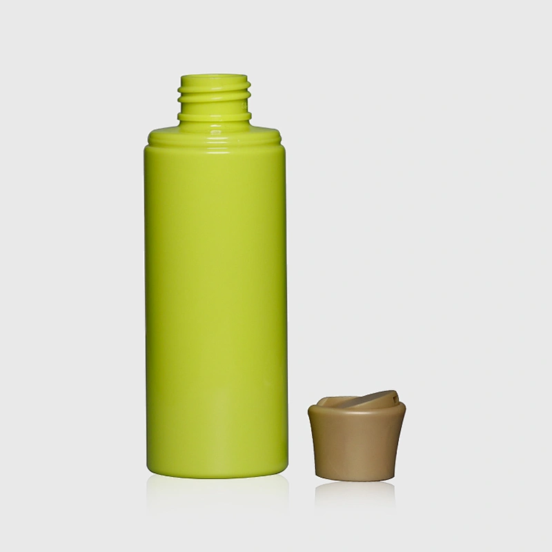 150ml 5oz Empty Green Plastic PET Bottle with Flip Top Cap