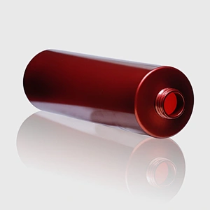 1000ml Empty Red Plastic PET Lotion Pump Bottle for Shampoo