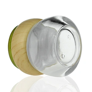 Clear Glass jar with Mushroom cap  15g 30g 50g  Face Cream Jars Container Manufacturers Cosmetic Packaging Set for Skin Care Jar