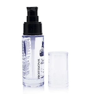 30ml Luxury cosmetic packaging printing Straight round clear empty Lotion Bottle Glass Liquid Foundation bottles Pump