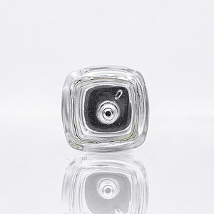 Skin Care Dropper Glass Bottle Empty Square 15ml Essence Face Serum Glass Dropper Bottle