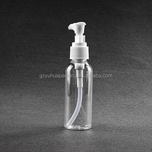 60ml 2oz Wholesale Empet Clear PET bottle with lotion pump
