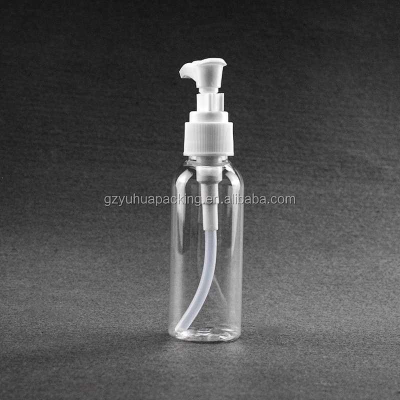 60ml 2oz Wholesale Empet Clear PET bottle with lotion pump